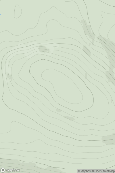 Thumbnail image for Cnoc a' Choilich [Durness to Loch Shin] showing contour plot for surrounding peak